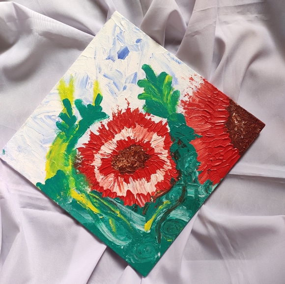 Other - Knife painting flower canvas painting